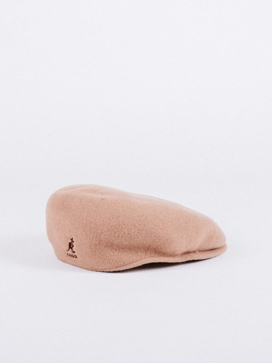 boina kangol 504 Cap Camel visera dura lana beige canguro