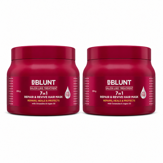 7 in 1 Repair & Revive Hair Mask for Upto 100% Damage Repair - 250g ( Pack of 2 )