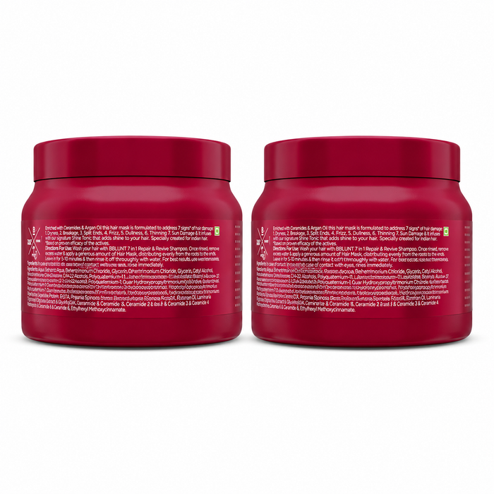7 in 1 Repair & Revive Hair Mask for Upto 100% Damage Repair - 250g ( Pack of 2 )