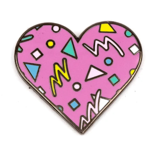 90s Heart Enamel Pin