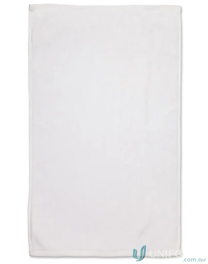 Winning Spirit TW01 Active Towel in white
