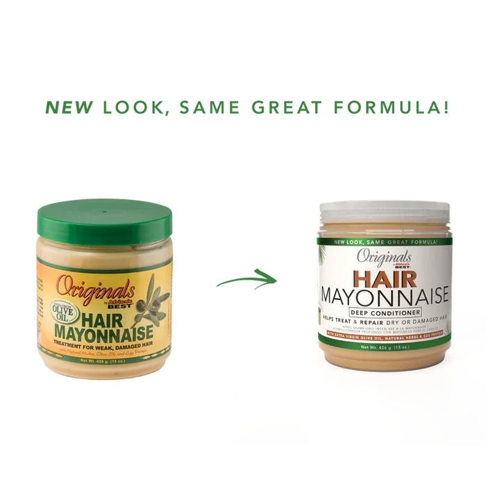 Africas Best Orig Hair Mayonnaise 15 Ounce Jar (443ml)