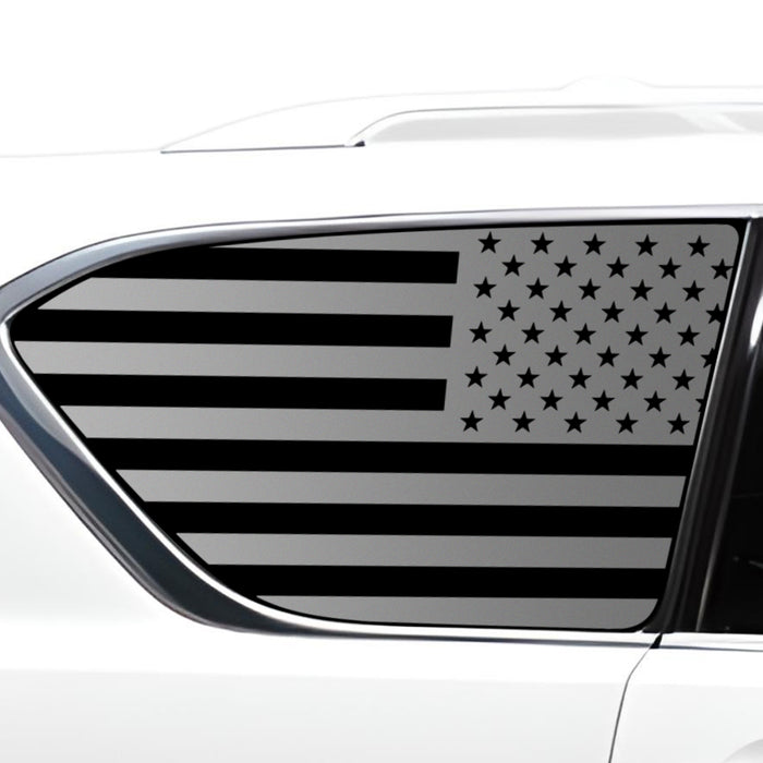 Quarter Window American Flag Vinyl Decal Stickers Fits Infiniti QX80 2017 - 2025 - Bogar Tech Designs