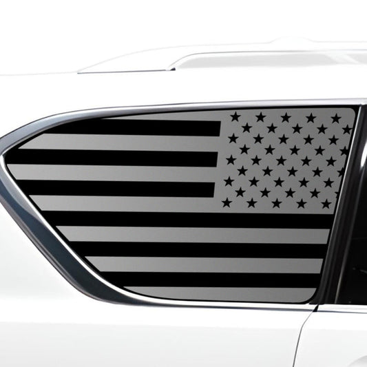 Quarter Window American Flag Vinyl Decal Stickers Fits Infiniti QX80 2017 - 2025 - Bogar Tech Designs