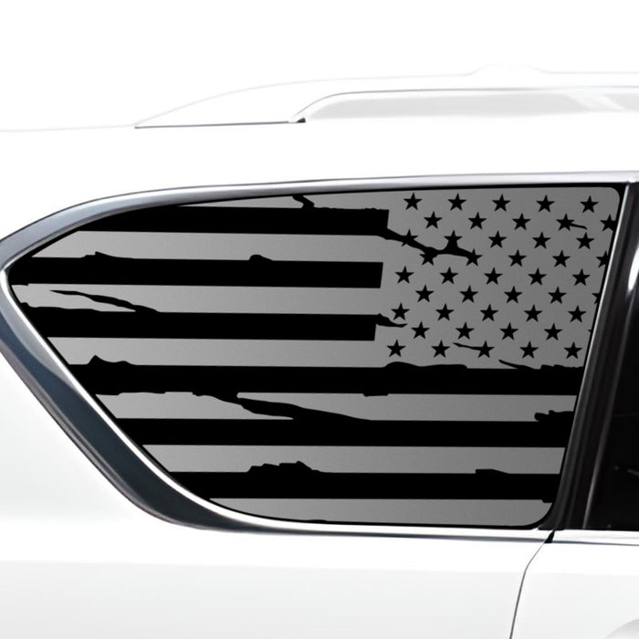Quarter Window American Flag Vinyl Decal Stickers Fits Infiniti QX80 2017 - 2025 - Bogar Tech Designs