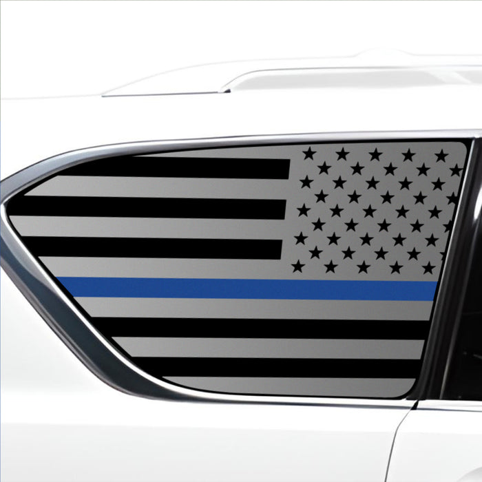 Quarter Window American Flag Vinyl Decal Stickers Fits Infiniti QX80 2017 - 2025 - Bogar Tech Designs