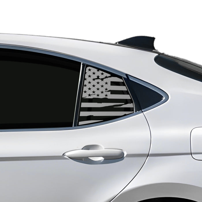 Fits Toyota Camry 2025+ Quarter Window American Flag Vinyl Decal Stickers - Bogar Tech Designs