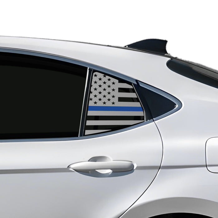 Fits Toyota Camry 2025+ Quarter Window American Flag Vinyl Decal Stickers - Bogar Tech Designs