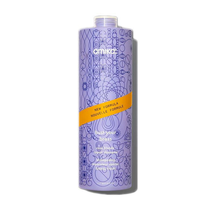 Amika Bust Your Brass Cool Blonde Repair Shampoo - Amika | Available at Studio 360 Salon, Chatham, NJ