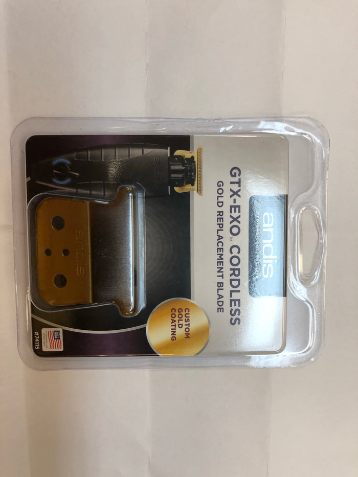 Andis GTX-Exo Cordless Gold  Replacement Blade Shallow Tooth # 74115 - Palms Fashion Inc.