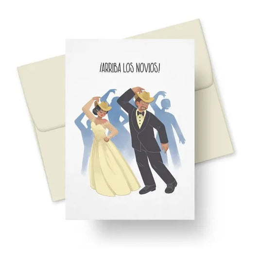 ¡Arriba Los Novios! Wedding Card
