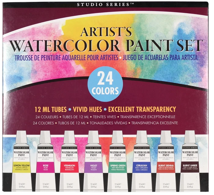 Artists Watercolor Paint Set