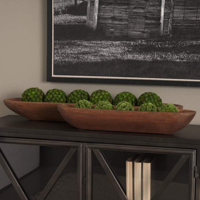 Athena Set of 2 Extra Large Reclaimed Wood Trays - Magnolia Lane co. Home + Garden + Gift