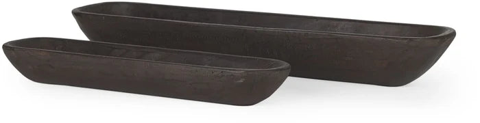 Athena Set of 2 Extra Large Reclaimed Wood Trays - Magnolia Lane co. Home + Garden + Gift