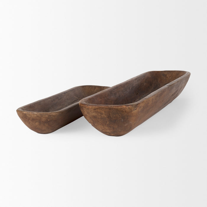 Athena Set of 2 Extra Large Reclaimed Wood Trays - Magnolia Lane co. Home + Garden + Gift