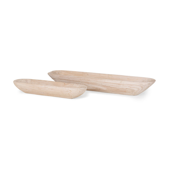 Athena Set of 2 Extra Large Reclaimed Wood Trays - Magnolia Lane co. Home + Garden + Gift