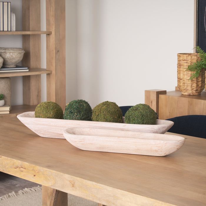 Athena Set of 2 Extra Large Reclaimed Wood Trays - Magnolia Lane co. Home + Garden + Gift