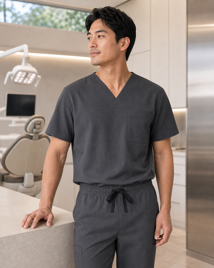 Avery V-Neck Scrub Top