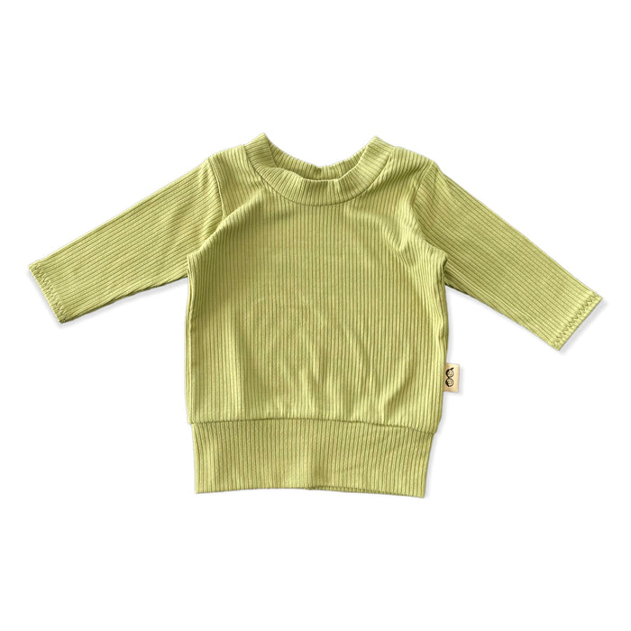 Avocado Ribbed Lounge Set