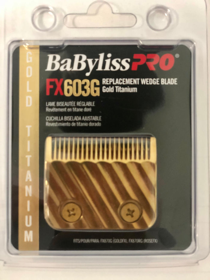 BABYLISS PRO GOLD WEDGE BLADE # FX603G - Palms Fashion Inc.
