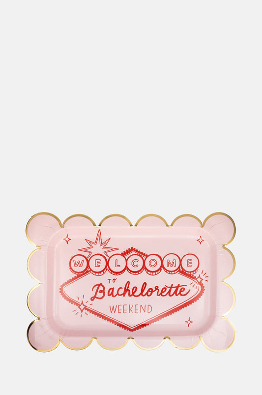 My Minds Eye Bachelorette Scalloped Plate.