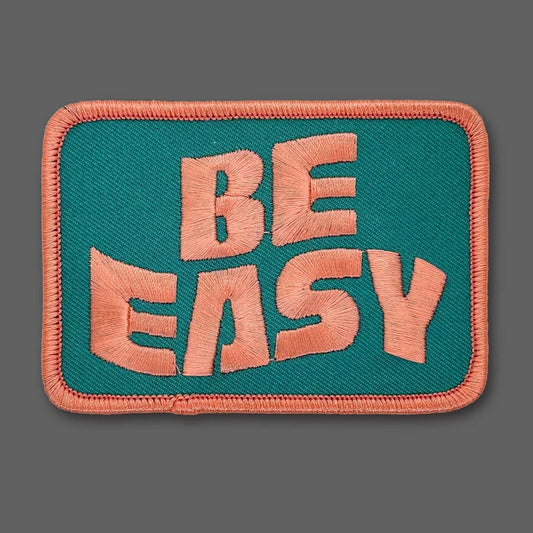 Be Easy (Teal/Peach) Souvenir Patch