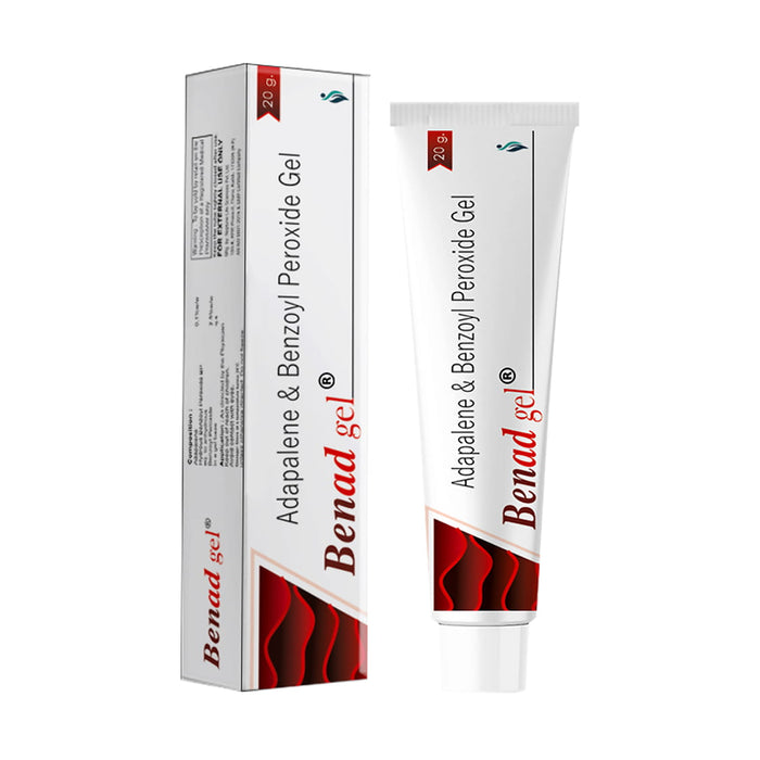 Benad Gel with Benzoyl Peroxide and Adapalene - 20gm