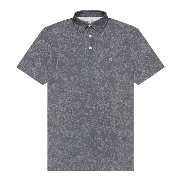 Big Bend Topo Polo- Gunpowder Grey