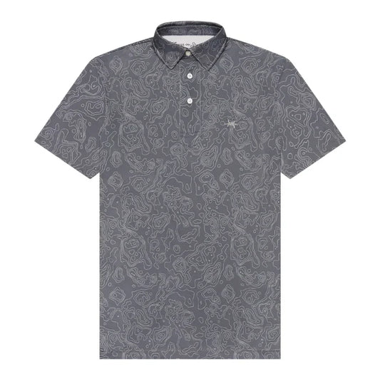 Big Bend Topo Polo- Gunpowder Grey