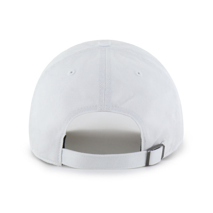 Biloxi Shuckers '47 Clean Up Adjustable Cap in White with Lighthouse logo