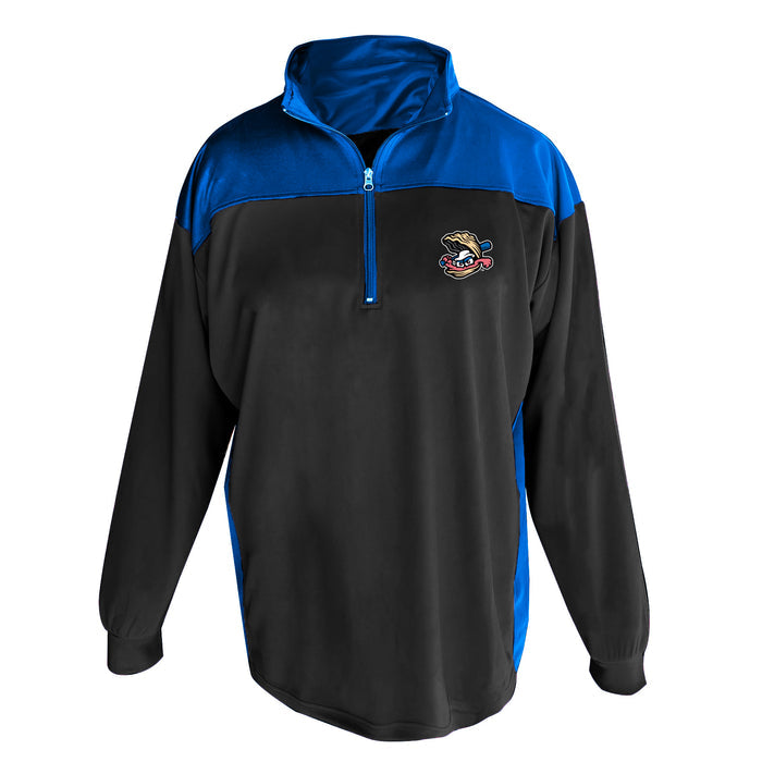Biloxi Shuckers Big and Tall Men's 1/4 Zip Pull Over