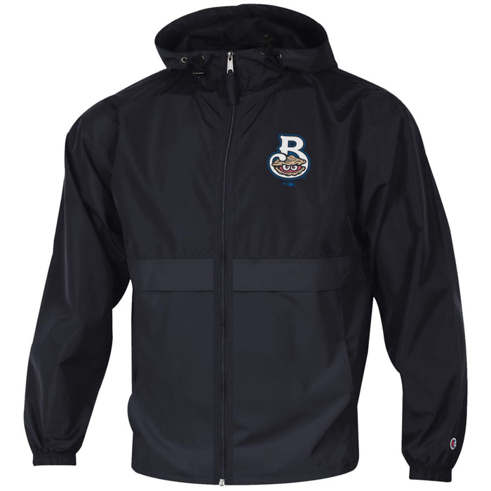 Biloxi Shuckers Champion Full-Zip Rain Jacket