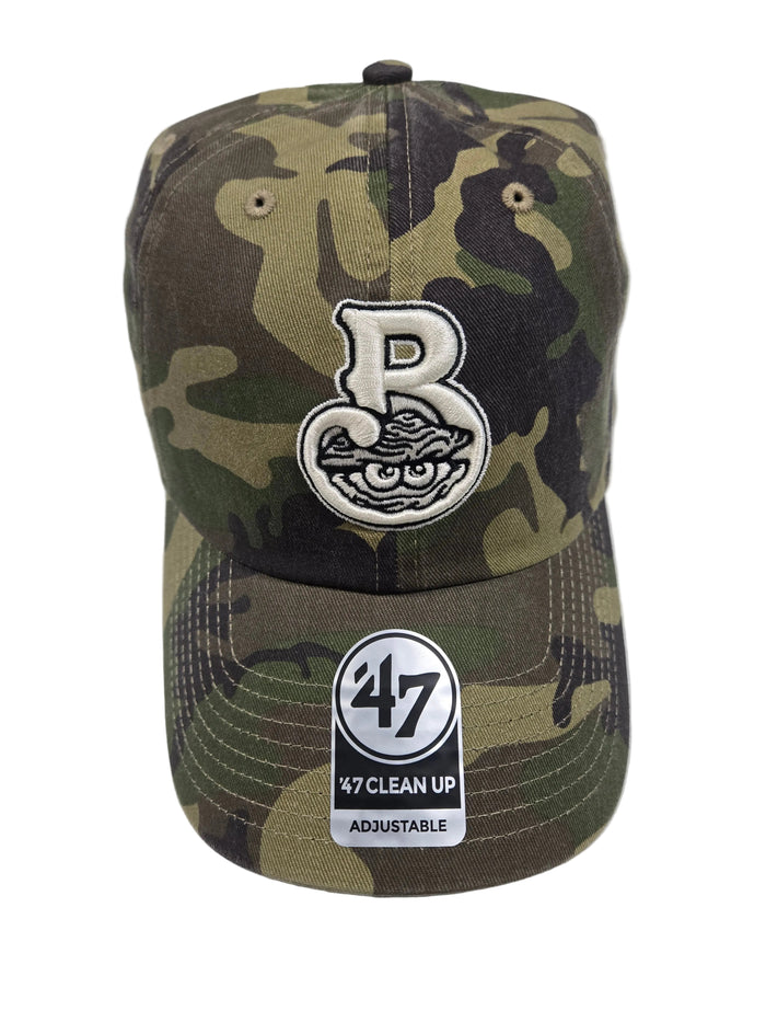 Biloxi Shuckers Clean-Up Camo Cap