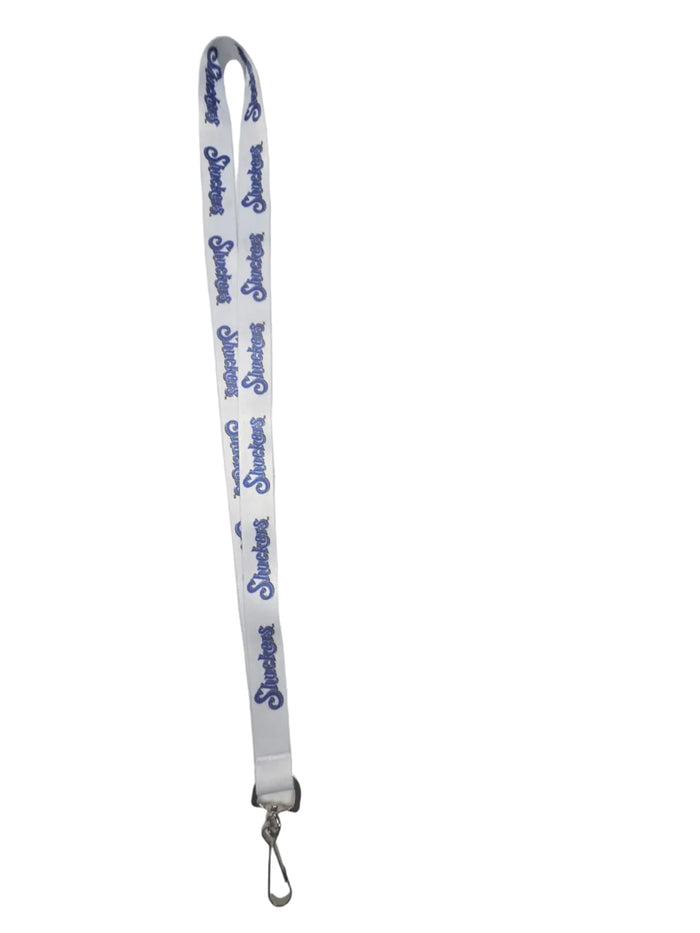 Biloxi Shuckers lanyard with lobster claw clasp