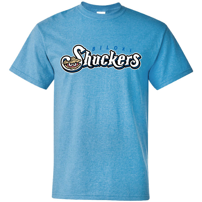 Biloxi Shuckers Youth Word Mark Primary Tee