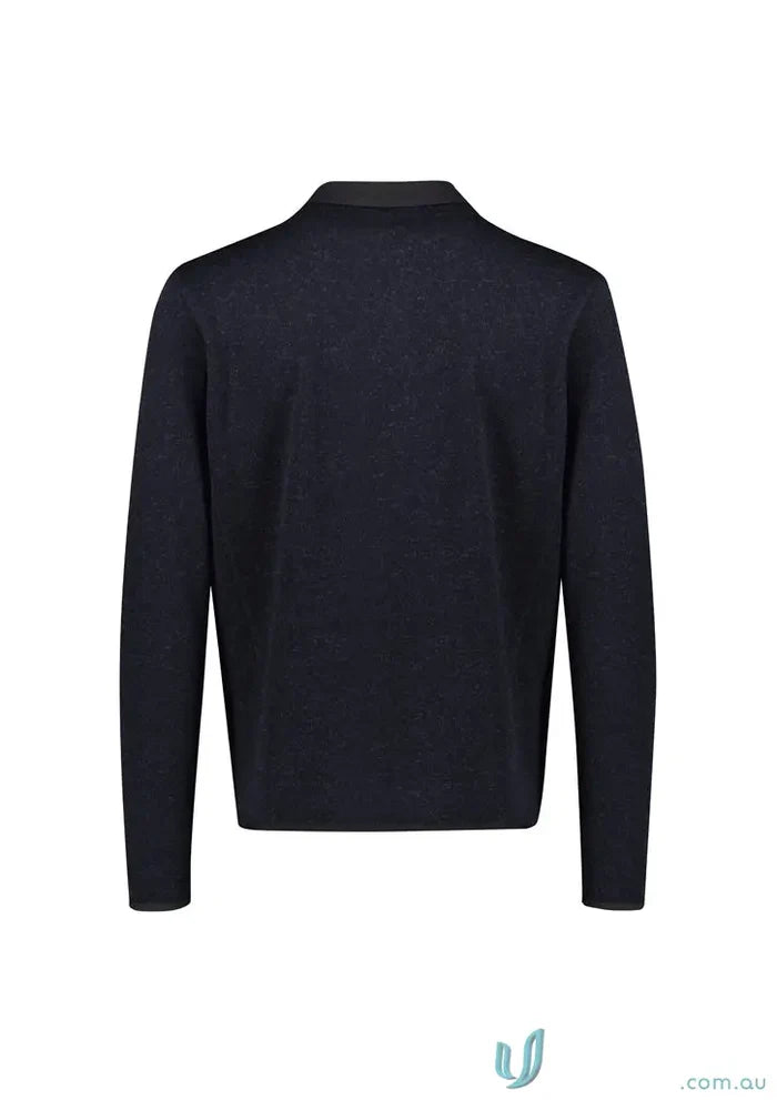 Biz Collection CO342MJ-1 Biz Mens Nova Zip Front Jumper