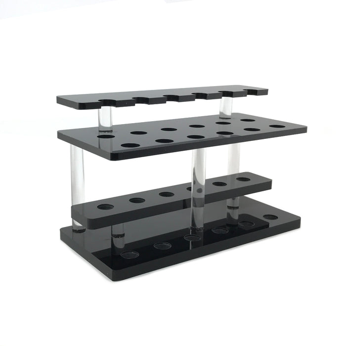 Black Acrylic Brush Holder Organizer 12pc