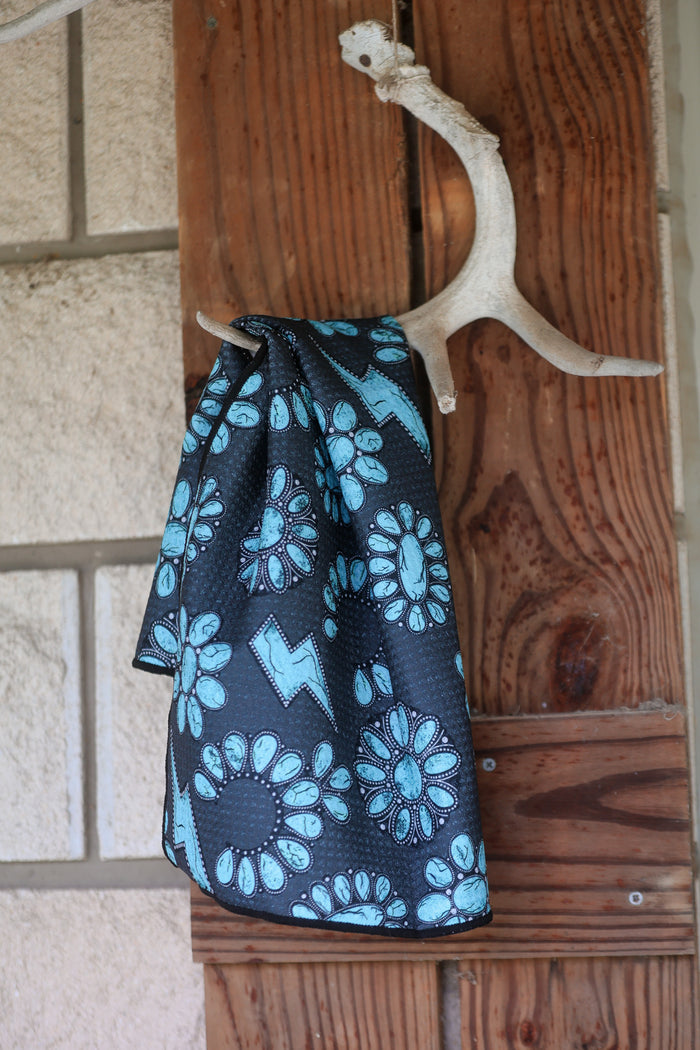 Black Conch Dish/Bathroom Towel
