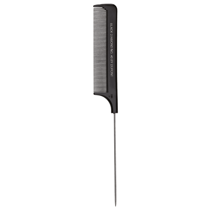 DENMAN Black Diamond BD40 Pin Tail Comb