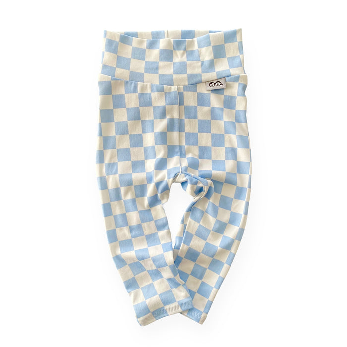 Blue Retro Checkered Lounge Set
