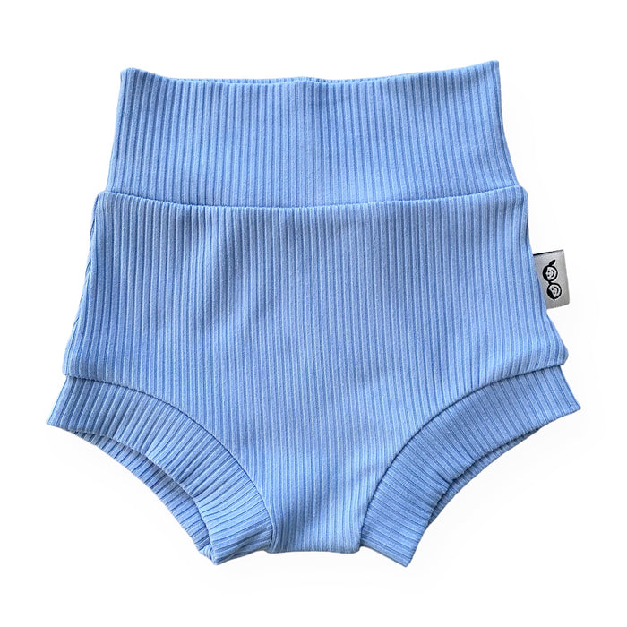 Blue Ribbed Summer Lounge Set