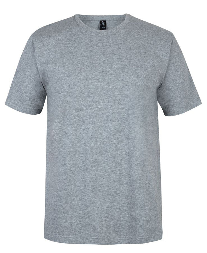 Gray heathered JB’s Wear Bobbin Tee, crew neck short sleeve cotton shirt