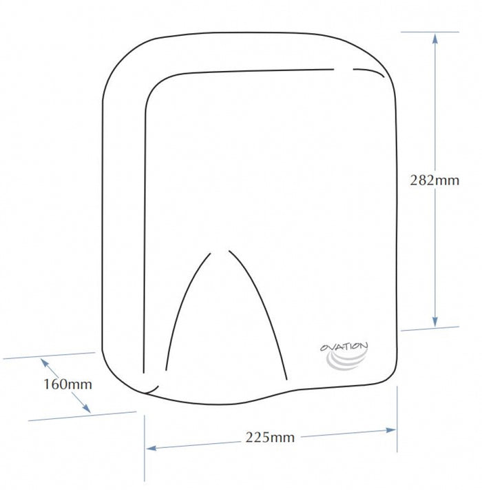 Bradley Ovation 220-1926SS Auto Hand Dryer