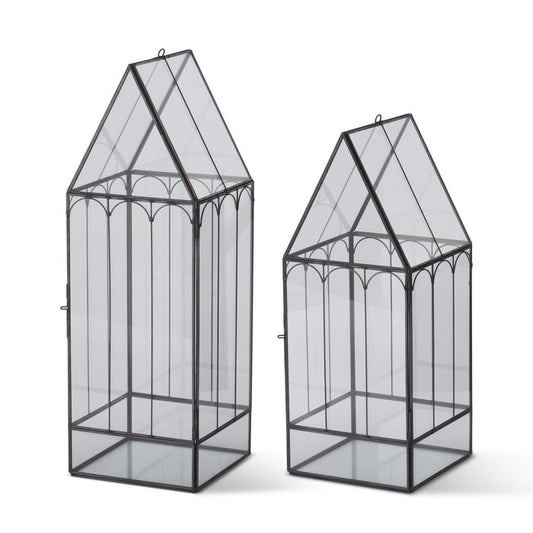 Brass & Glass House Terrariums - Magnolia Lane co. Home + Garden + Gift