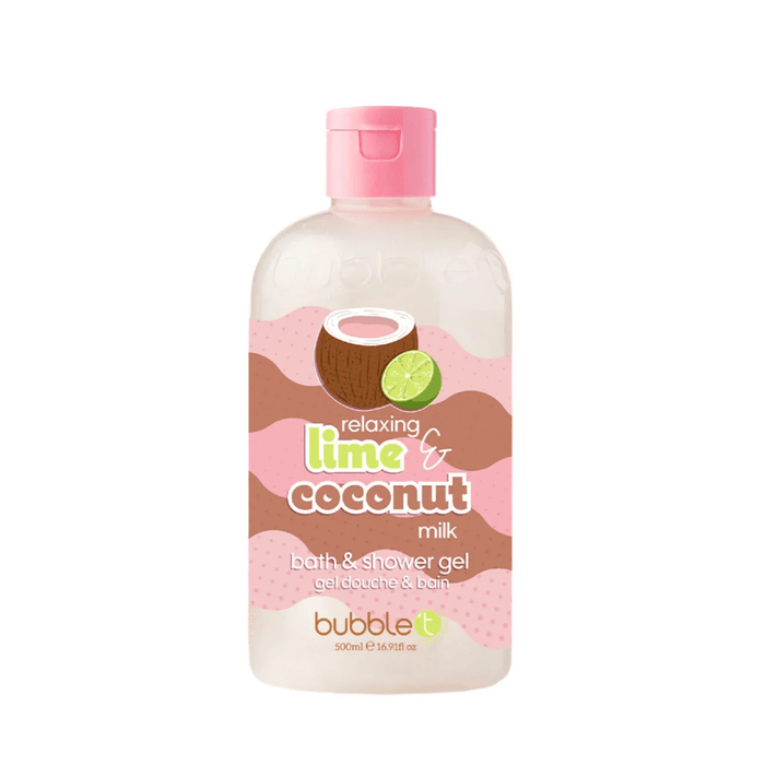 Bubble T Bath & Shower Gel Coconut & Lime 500ml - Beauty Tribe