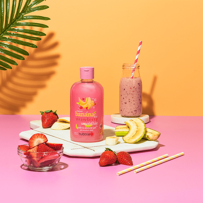 Bubble T Bath & Shower Gel Strawberry & Banana 500ml - Beauty Tribe