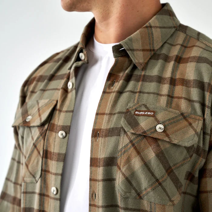Burlebo Flannel Shirt - Timber Brown