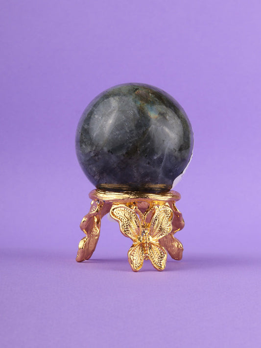 Butterfly Crystal Stand | Gold-Image 1