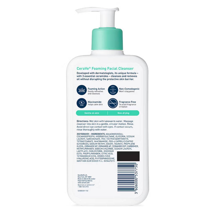 CeraVe - Foaming Cleanser - 12 Oz - 2 Pack