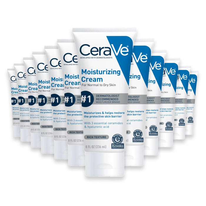 CeraVe Moisturizing Cream Face Body 8 oz - 24 Pack